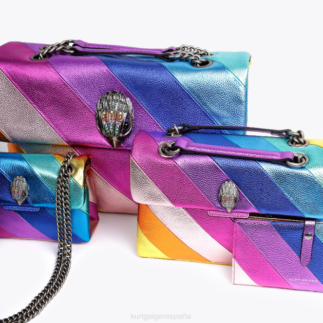 Kurt Geiger mujer cartera con cremallera alrededor de London Kensington 2LPR155 | bolsas varios/otros